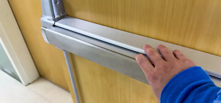 Installing a Push Bar on a Door Center Point